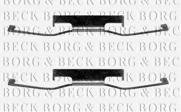 BORG & BECK BBK1154 Комплектующие, колодки дискового тормоза для FORD ORION II (Форд Орион 2) BORG & BECK BBK1154 Комплектующие, колодки дискового тормоза для FORD ORION II (Форд Орион 2)