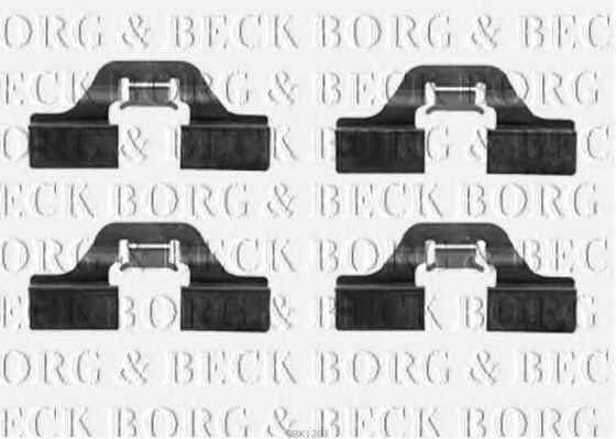 BORG & BECK BBK1203 Комплектующие, колодки дискового тормоза для SEAT ALTEA (Сеат Алтэа) BORG & BECK BBK1203 Комплектующие, колодки дискового тормоза для SEAT ALTEA (Сеат Алтэа)
