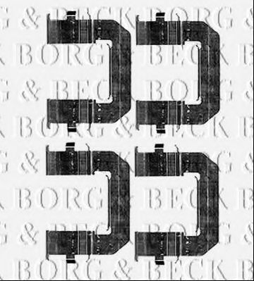 BORG & BECK BBK1213 Комплектующие, колодки дискового тормоза для OPEL (Опель) BORG & BECK BBK1213 Комплектующие, колодки дискового тормоза для OPEL (Опель)
