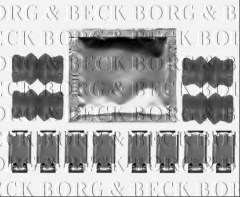 BORG & BECK BBK1259 Комплектующие, колодки дискового тормоза для SAAB (Сааб) BORG & BECK BBK1259 Комплектующие, колодки дискового тормоза для SAAB (Сааб)