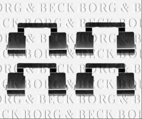 BORG & BECK BBK1371 Комплектующие, колодки дискового тормоза для RENAULT SAFRANE (Рено Сафранэ) BORG & BECK BBK1371 Комплектующие, колодки дискового тормоза для RENAULT SAFRANE (Рено Сафранэ)