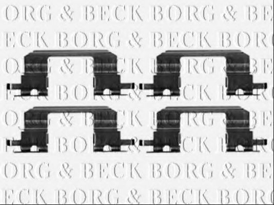 BORG & BECK BBK1447 Комплектующие, колодки дискового тормоза для SUBARU LIBERTY I (Субару Либэртъ и) BORG & BECK BBK1447 Комплектующие, колодки дискового тормоза для SUBARU LIBERTY I (Субару Либэртъ и)