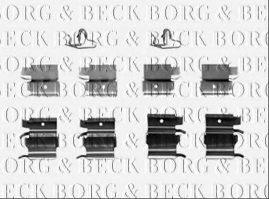 BORG & BECK BBK1469 Комплектующие, колодки дискового тормоза для MAZDA 323 ASTINA VI (Мазда 323 астина 6) BORG & BECK BBK1469 Комплектующие, колодки дискового тормоза для MAZDA 323 ASTINA VI (Мазда 323 астина 6)