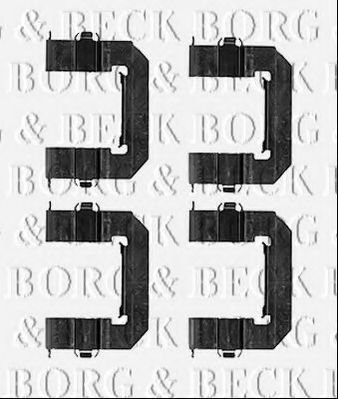 BORG & BECK BBK1547 Комплектующие, колодки дискового тормоза для CHEVROLET CAPTIVA (Шевроле Каптива) BORG & BECK BBK1547 Комплектующие, колодки дискового тормоза для CHEVROLET CAPTIVA (Шевроле Каптива)