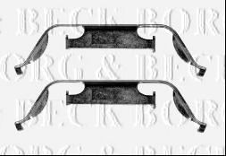 BORG & BECK BBK1581 Комплектующие, колодки дискового тормоза для BMW (Бмв) BORG & BECK BBK1581 Комплектующие, колодки дискового тормоза для BMW (Бмв)