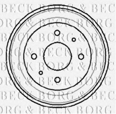 BORG & BECK BBR7008 Тормозной барабан для FIAT STRADA II (Фиат Страда 2) BORG & BECK BBR7008 Тормозной барабан для FIAT STRADA II (Фиат Страда 2)