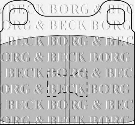 BORG & BECK BBP1001 Тормозные колодки для AUDI 80 (Ауди 80) BORG & BECK BBP1001 Тормозные колодки для AUDI 80 (Ауди 80)