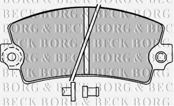 BORG & BECK BBP1047 Тормозные колодки для RENAULT LE CAR (Рено Лэ cар) BORG & BECK BBP1047 Тормозные колодки для RENAULT LE CAR (Рено Лэ cар)