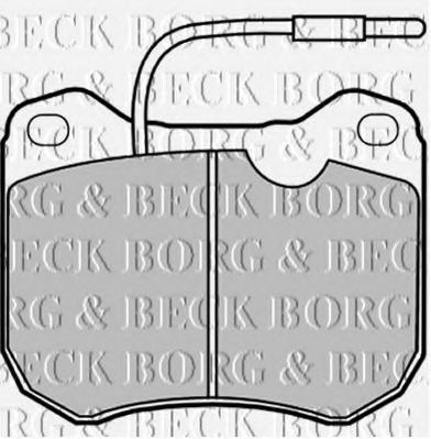 BORG & BECK BBP1064 Тормозные колодки для PEUGEOT (Пежо) BORG & BECK BBP1064 Тормозные колодки для PEUGEOT (Пежо)