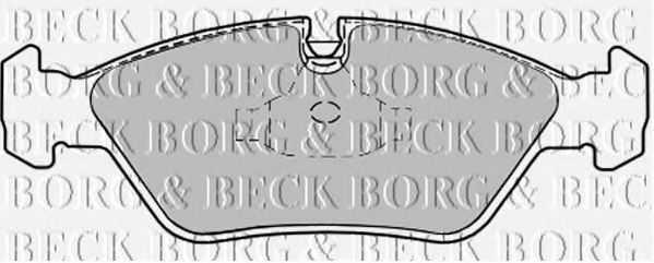 BORG & BECK BBP1067 Тормозные колодки для BMW (Бмв) BORG & BECK BBP1067 Тормозные колодки для BMW (Бмв)