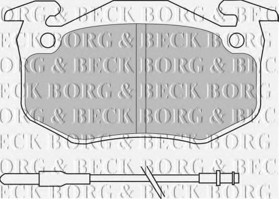 BORG & BECK BBP1097 Тормозные колодки для RENAULT SUPER 5 (Рено Супэр 5) BORG & BECK BBP1097 Тормозные колодки для RENAULT SUPER 5 (Рено Супэр 5)