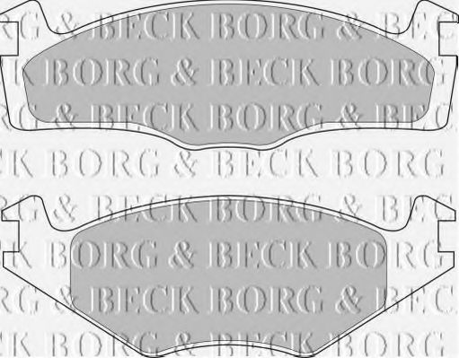 BORG & BECK BBP1101 Тормозные колодки для VOLKSWAGEN SCIROCCO (Фольксваген Сcироccо) BORG & BECK BBP1101 Тормозные колодки для VOLKSWAGEN SCIROCCO (Фольксваген Сcироccо)