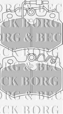 BORG & BECK BBP1111 Тормозные колодки для PEUGEOT 205 II (Пежо 205 2) BORG & BECK BBP1111 Тормозные колодки для PEUGEOT 205 II (Пежо 205 2)