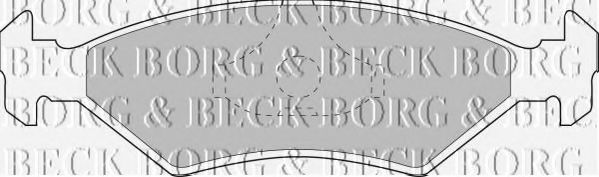 BORG & BECK BBP1118 Тормозные колодки для FORD FIESTA (Форд Фиэста) BORG & BECK BBP1118 Тормозные колодки для FORD FIESTA (Форд Фиэста)