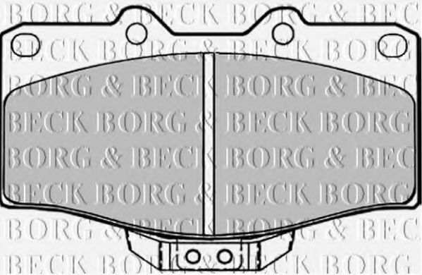 BORG & BECK BBP1152 Тормозные колодки для TOYOTA TACOMA II (Тойота/тоета Таcома 2) BORG & BECK BBP1152 Тормозные колодки для TOYOTA TACOMA II (Тойота/тоета Таcома 2)
