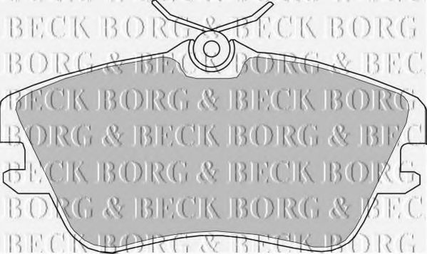 BORG & BECK BBP1160 Тормозные колодки для VOLKSWAGEN (Фольксваген) BORG & BECK BBP1160 Тормозные колодки для VOLKSWAGEN (Фольксваген)