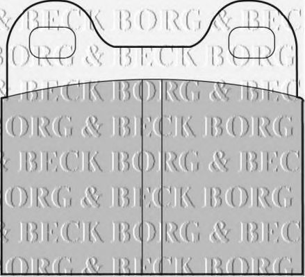 BORG & BECK BBP1260 Тормозные колодки для VOLKSWAGEN (Фольксваген) BORG & BECK BBP1260 Тормозные колодки для VOLKSWAGEN (Фольксваген)