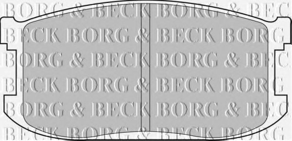 BORG & BECK BBP1265 Тормозные колодки для MAZDA 323 III (Мазда 323 3) BORG & BECK BBP1265 Тормозные колодки для MAZDA 323 III (Мазда 323 3)