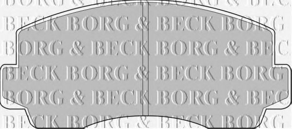 BORG & BECK BBP1283 Тормозные колодки для MITSUBISHI MONTERO (Митсубиши/митсубиси Монтэро) BORG & BECK BBP1283 Тормозные колодки для MITSUBISHI MONTERO (Митсубиши/митсубиси Монтэро)