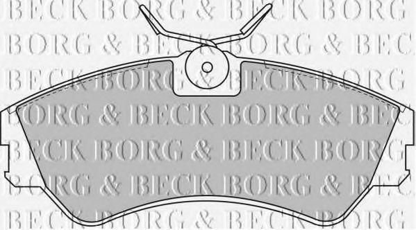 BORG & BECK BBP1316 Тормозные колодки для VOLKSWAGEN (Фольксваген) BORG & BECK BBP1316 Тормозные колодки для VOLKSWAGEN (Фольксваген)