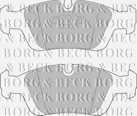 BORG & BECK BBP1399 Тормозные колодки для BMW 3 (Бмв 3) BORG & BECK BBP1399 Тормозные колодки для BMW 3 (Бмв 3)