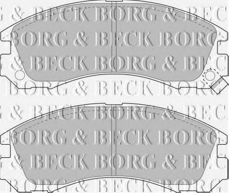 BORG & BECK BBP1449 Тормозные колодки для MITSUBISHI COLT/RODEO (Митсубиши/митсубиси Cолт/родэо) BORG & BECK BBP1449 Тормозные колодки для MITSUBISHI COLT/RODEO (Митсубиши/митсубиси Cолт/родэо)