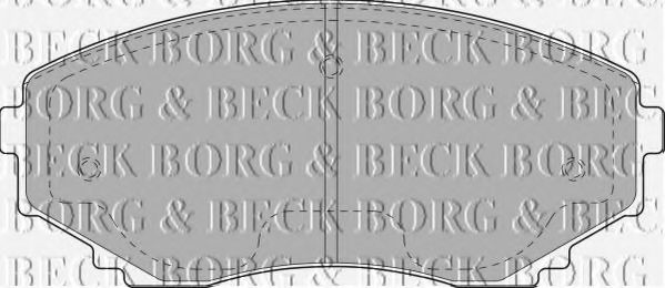 BORG & BECK BBP1472 Тормозные колодки для MAZDA PROCEED/DRIFTER (Мазда Просид/дрифтэр) BORG & BECK BBP1472 Тормозные колодки для MAZDA PROCEED/DRIFTER (Мазда Просид/дрифтэр)