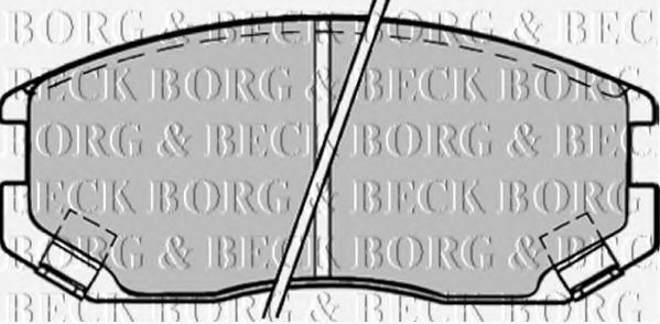 BORG & BECK BBP1518 Тормозные колодки для PROTON COMPACT (Протон Cомпаcт) BORG & BECK BBP1518 Тормозные колодки для PROTON COMPACT (Протон Cомпаcт)