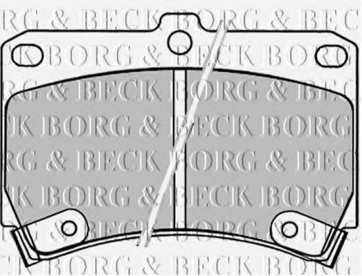 BORG & BECK BBP1520 Тормозные колодки для MAZDA FAMILIA V (Мазда Фамилиа v) BORG & BECK BBP1520 Тормозные колодки для MAZDA FAMILIA V (Мазда Фамилиа v)