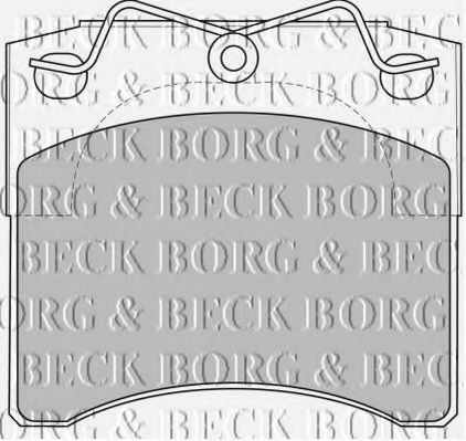 BORG & BECK BBP1572 Тормозные колодки для VOLKSWAGEN (Фольксваген) BORG & BECK BBP1572 Тормозные колодки для VOLKSWAGEN (Фольксваген)