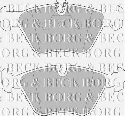 BORG & BECK BBP1590 Тормозные колодки для BMW (Бмв) BORG & BECK BBP1590 Тормозные колодки для BMW (Бмв)