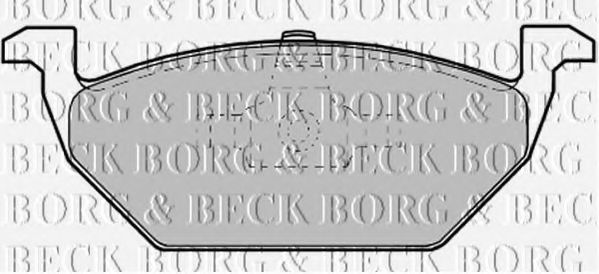 BORG & BECK BBP1619 Тормозные колодки для VOLKSWAGEN (Фольксваген) BORG & BECK BBP1619 Тормозные колодки для VOLKSWAGEN (Фольксваген)