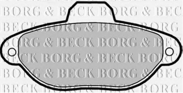 BORG & BECK BBP1738 Тормозные колодки для FIAT 500 (Фиат 500) BORG & BECK BBP1738 Тормозные колодки для FIAT 500 (Фиат 500)