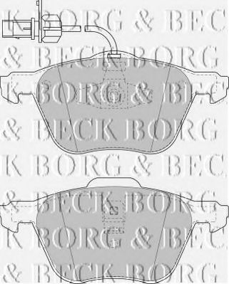 BORG & BECK BBP1747 Тормозные колодки для VOLKSWAGEN (Фольксваген) BORG & BECK BBP1747 Тормозные колодки для VOLKSWAGEN (Фольксваген)
