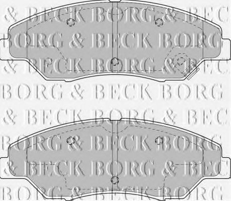 BORG & BECK BBP1795 Тормозные колодки для KIA SPORTAGE (Киа Спортейдж) BORG & BECK BBP1795 Тормозные колодки для KIA SPORTAGE (Киа Спортейдж)