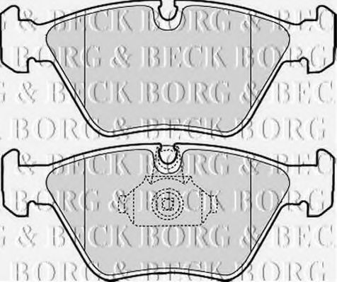BORG & BECK BBP1843 Тормозные колодки для BMW (Бмв) BORG & BECK BBP1843 Тормозные колодки для BMW (Бмв)