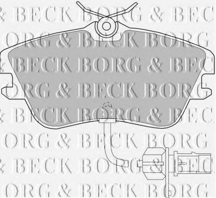 BORG & BECK BBP1856 Тормозные колодки для VOLKSWAGEN (Фольксваген) BORG & BECK BBP1856 Тормозные колодки для VOLKSWAGEN (Фольксваген)