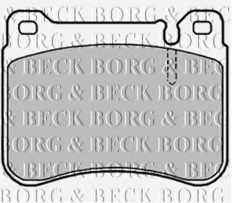 BORG & BECK BBP1998 Тормозные колодки для MERCEDESBENZ (Мерседес бенц) BORG & BECK BBP1998 Тормозные колодки для MERCEDESBENZ (Мерседес бенц)