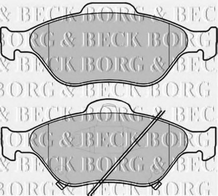 BORG & BECK BBP1999 Тормозные колодки для TOYOTA YARIS (Тойота/тоета Ярис) BORG & BECK BBP1999 Тормозные колодки для TOYOTA YARIS (Тойота/тоета Ярис)