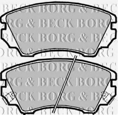 BORG & BECK BBP2047 Тормозные колодки для OPEL (Опель) BORG & BECK BBP2047 Тормозные колодки для OPEL (Опель)