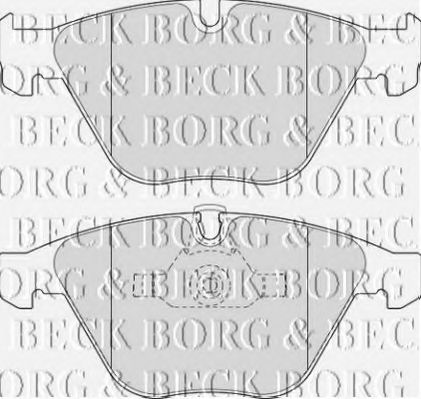 BORG & BECK BBP2110 Тормозные колодки для BMW (Бмв) BORG & BECK BBP2110 Тормозные колодки для BMW (Бмв)