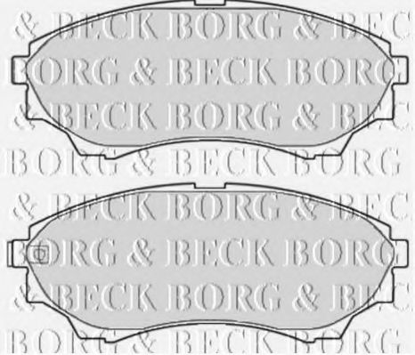 BORG & BECK BBP2119 Тормозные колодки для MAZDA PROCEED/DRIFTER (Мазда Просид/дрифтэр) BORG & BECK BBP2119 Тормозные колодки для MAZDA PROCEED/DRIFTER (Мазда Просид/дрифтэр)