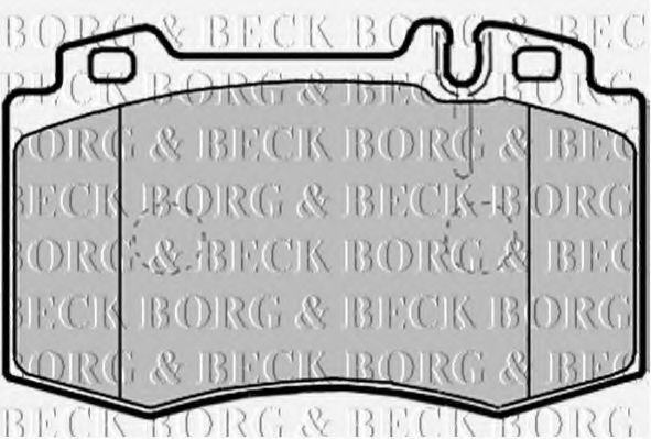 BORG & BECK BBP2132 Тормозные колодки для MERCEDESBENZ (Мерседес бенц) BORG & BECK BBP2132 Тормозные колодки для MERCEDESBENZ (Мерседес бенц)