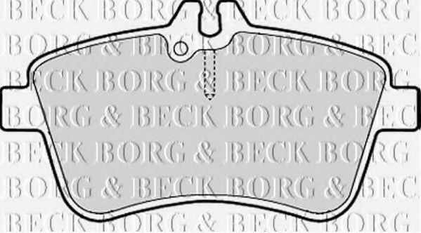 BORG & BECK BBP2145 Тормозные колодки для MERCEDES-BENZ A-CLASS (Мэрcэдэс-бэнз А класс) BORG & BECK BBP2145 Тормозные колодки для MERCEDES-BENZ A-CLASS (Мэрcэдэс-бэнз А класс)