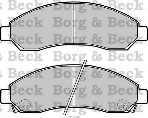 BORG & BECK BBP2256 Тормозные колодки для ISUZU D-MAX (Исузу Д-маx) BORG & BECK BBP2256 Тормозные колодки для ISUZU D-MAX (Исузу Д-маx)