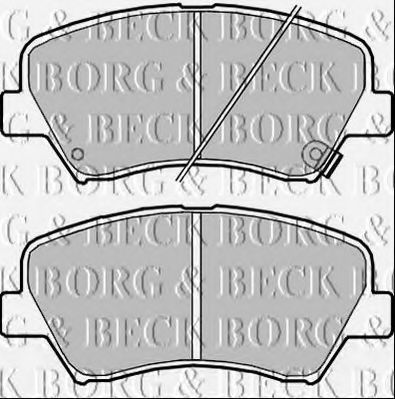 BORG & BECK BBP2340 Тормозные колодки для HYUNDAI (Хендай) BORG & BECK BBP2340 Тормозные колодки для HYUNDAI (Хендай)