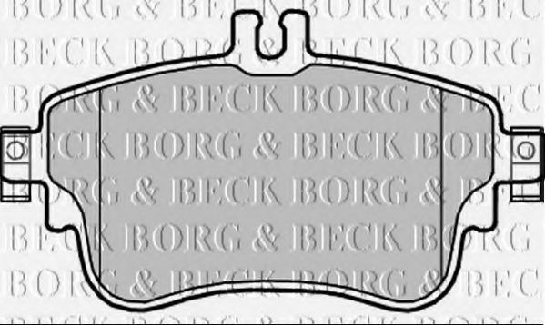 BORG & BECK BBP2345 Тормозные колодки для MERCEDES-BENZ B-CLASS (Мэрcэдэс-бэнз Б класс) BORG & BECK BBP2345 Тормозные колодки для MERCEDES-BENZ B-CLASS (Мэрcэдэс-бэнз Б класс)