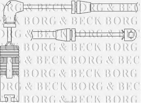 BORG & BECK BWL3012 Сигнализатор, износ тормозных колодок для BMW (Бмв) BORG & BECK BWL3012 Сигнализатор, износ тормозных колодок для BMW (Бмв)