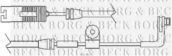 BORG & BECK BWL3017 Сигнализатор, износ тормозных колодок для BMW (Бмв) BORG & BECK BWL3017 Сигнализатор, износ тормозных колодок для BMW (Бмв)