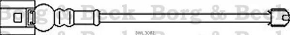 BORG & BECK BWL3082 Сигнализатор, износ тормозных колодок для AUDI TT (Ауди Тт) BORG & BECK BWL3082 Сигнализатор, износ тормозных колодок для AUDI TT (Ауди Тт)
